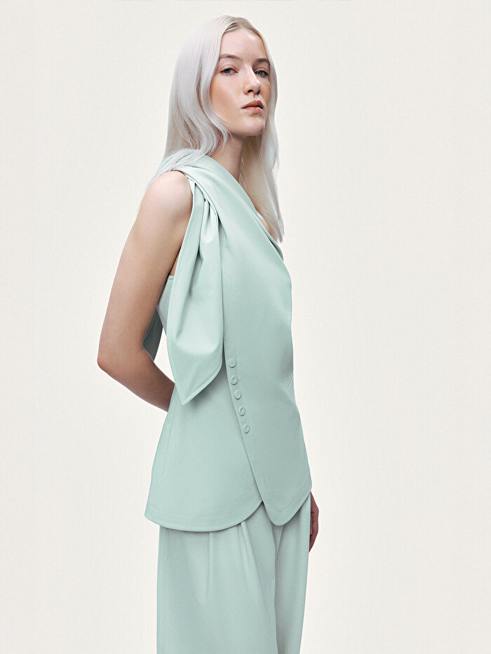 Nocturne Omuz Bağlama Detaylı Bluz