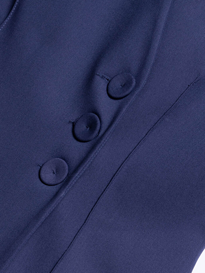 Nocturne Dik Yaka Kruvaze Yelek