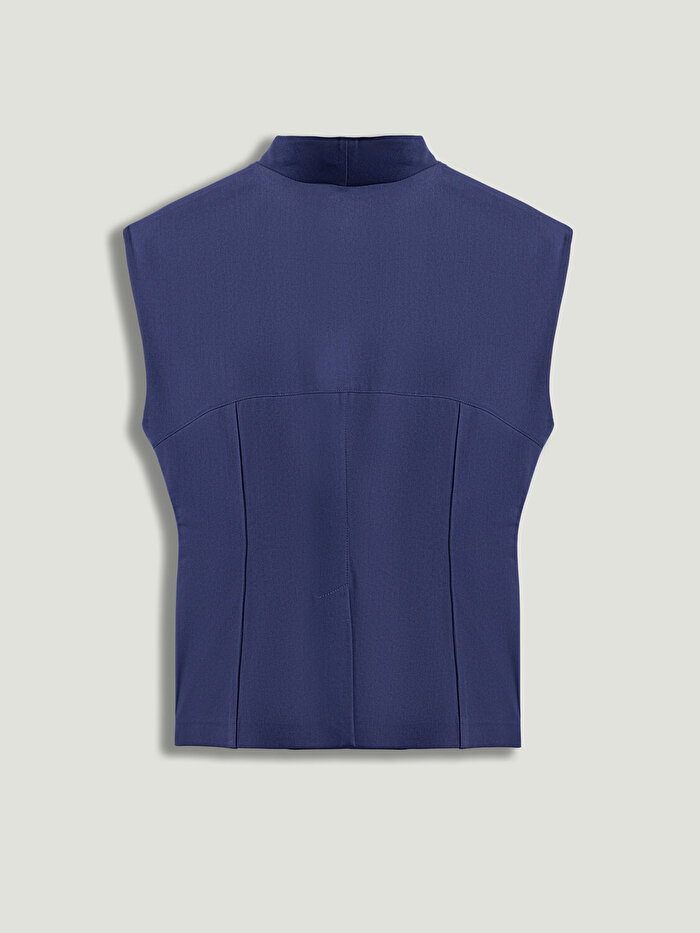 Nocturne Dik Yaka Kruvaze Yelek