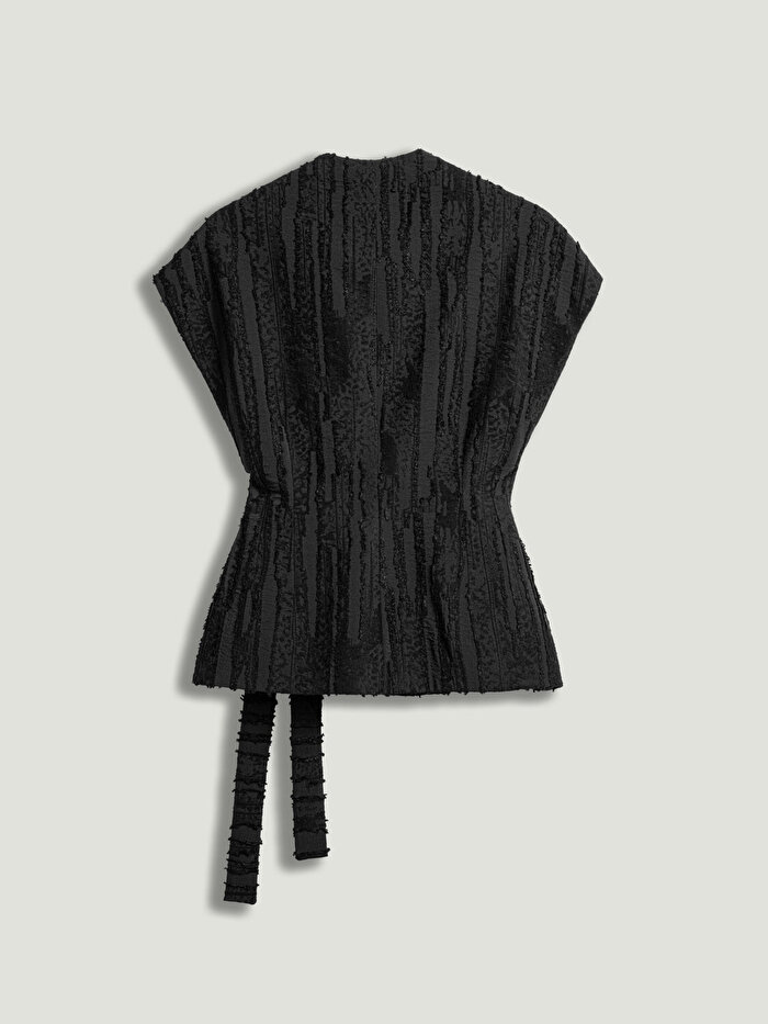 Nocturne Bağlamalı Jakar Detaylı Yelek