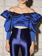 Balon Kollu Crop Top