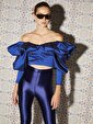 Balon Kollu Crop Top