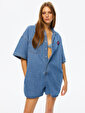 Oversize Denim Tulum