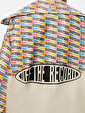 Desenli Oversize Ceket