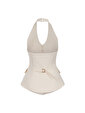 Halter Yaka Fit Yelek