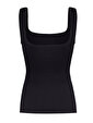Fitilli Kalın Askılı Crop Top