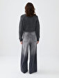 Wide Leg Jean Pantolon