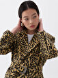 Leopar Desenli Ceket