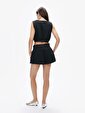 Baskı Detaylı Crop Top