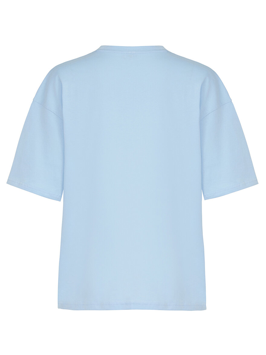 Nocturne Düşük Omuz Oversize T-Shirt