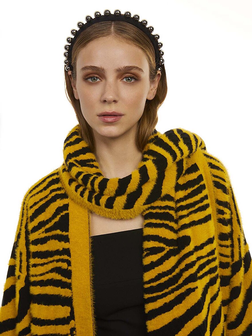 Nocturne Kaplan Desen Triko Twin Set Hırka