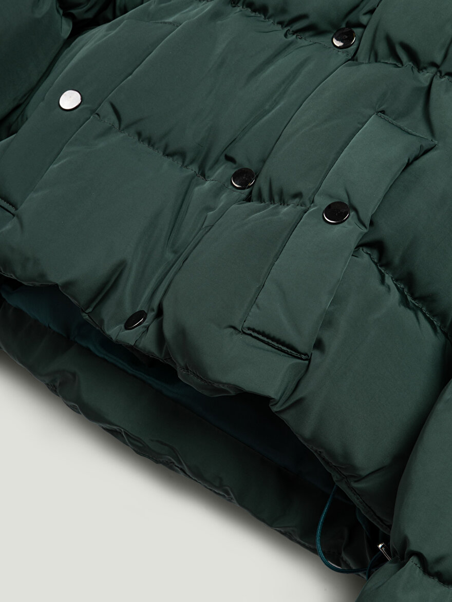 Nocturne Kapüşonlu Şişme Mont