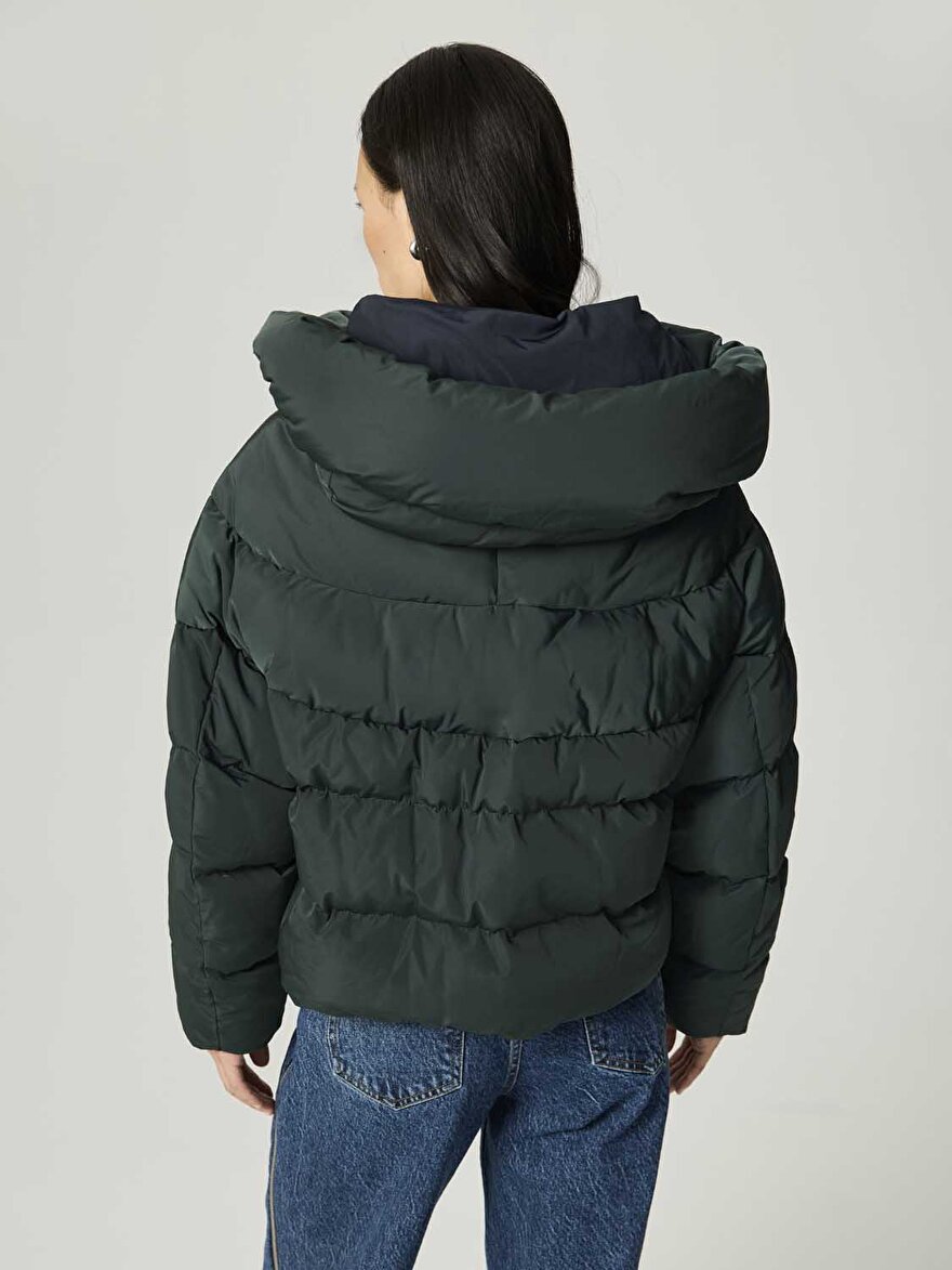 Nocturne Kapüşonlu Şişme Mont