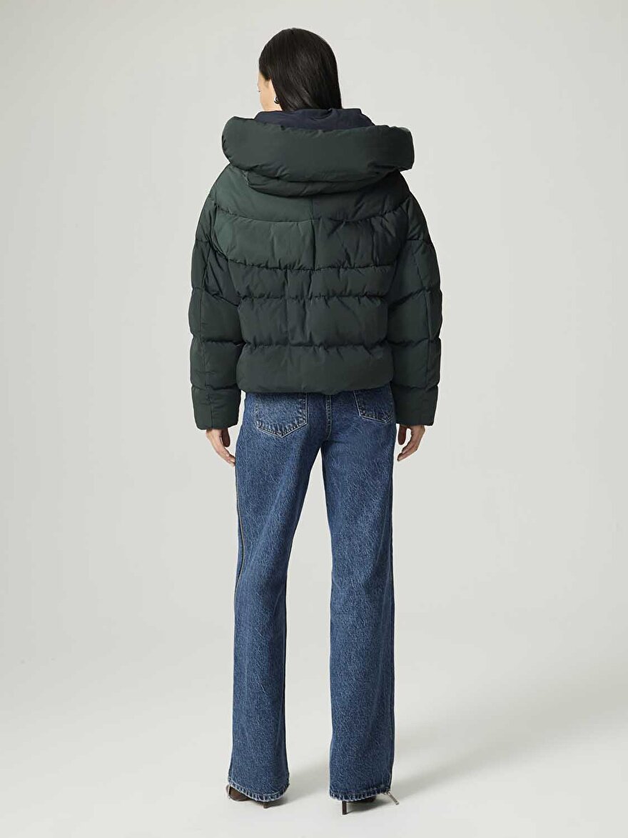 Nocturne Kapüşonlu Şişme Mont