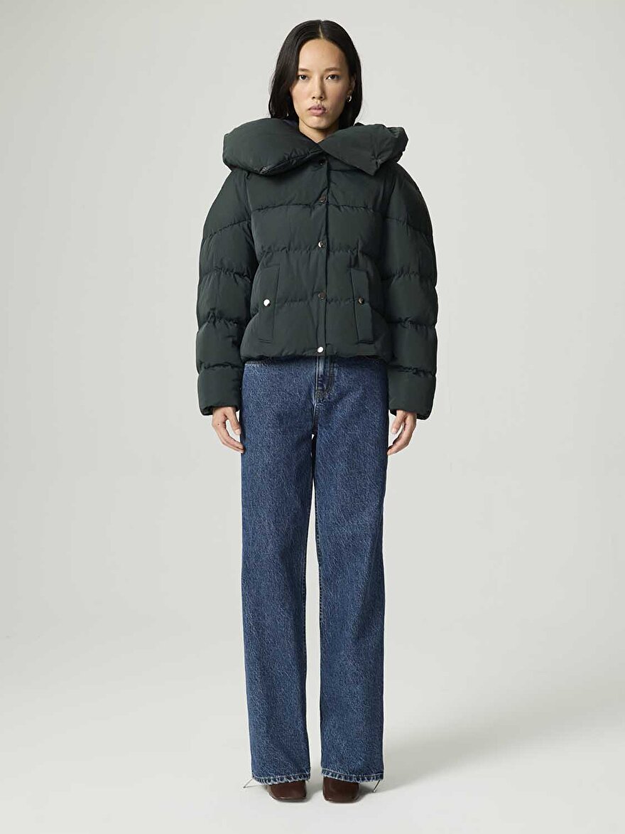 Nocturne Kapüşonlu Şişme Mont