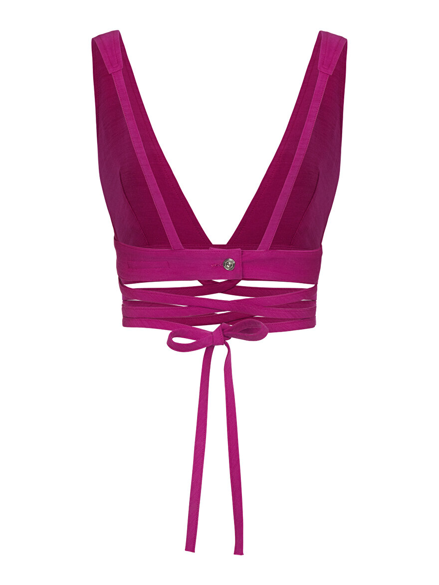 Nocturne Bel Bağlamalı Crop Top