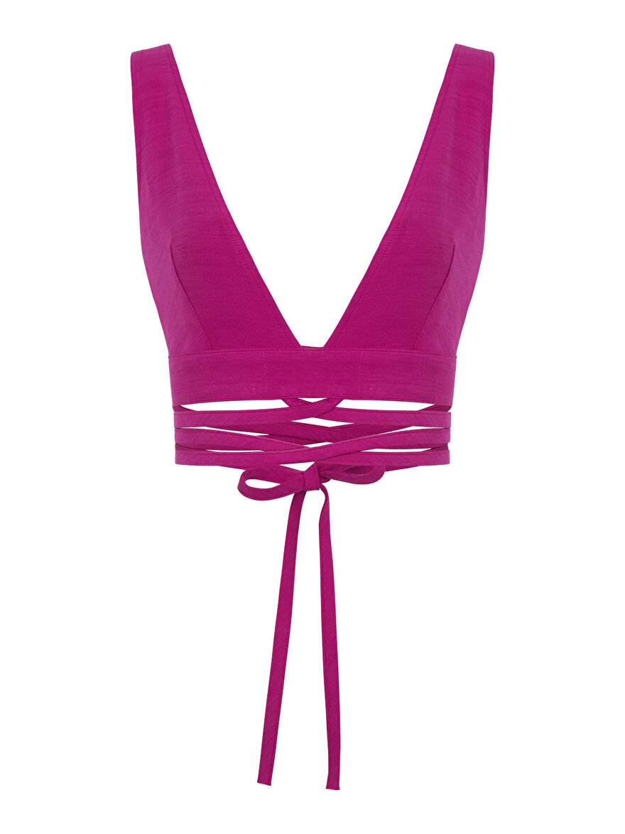 Nocturne Bel Bağlamalı Crop Top