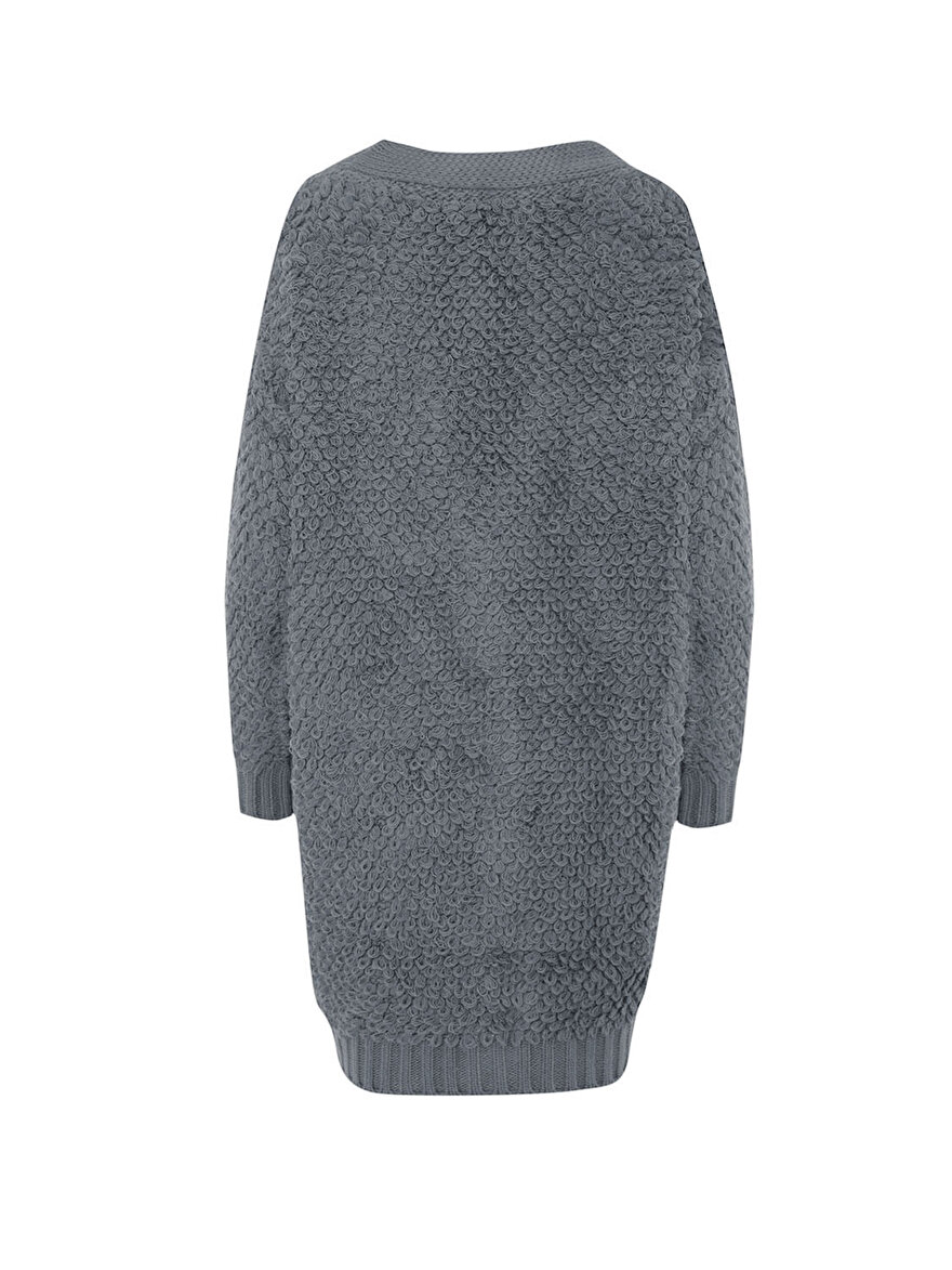 Nocturne Dokulu Oversize Triko Hırka