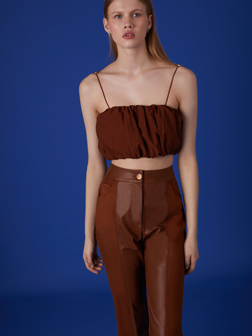 Nocturne İp Askılı Crop Top