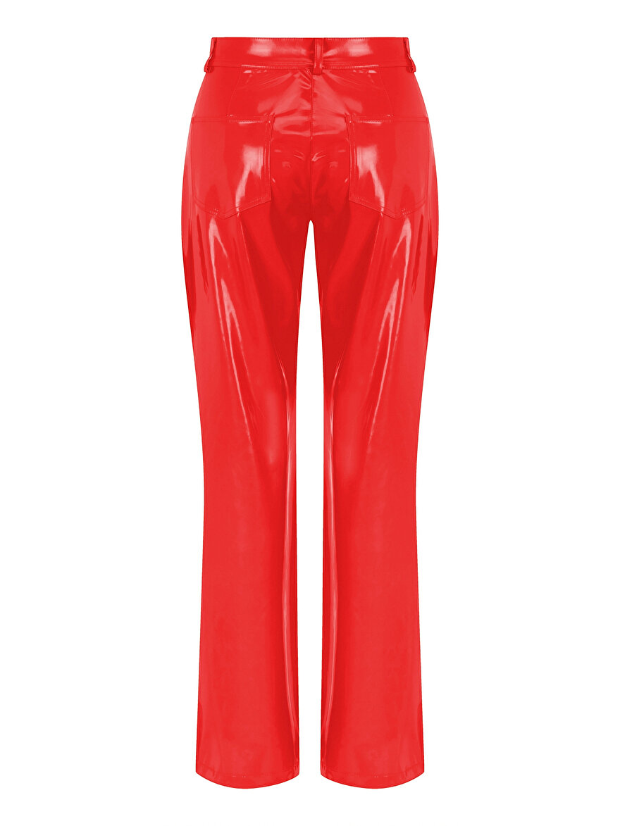 Nocturne Geniş Paça Rugan Pantolon