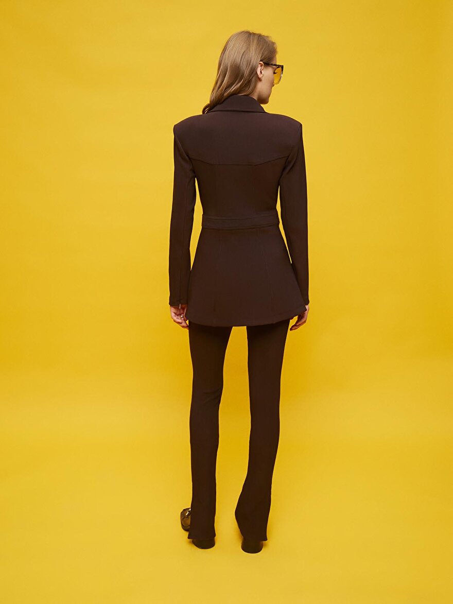 Nocturne Vatkalı Kruvaze Blazer
