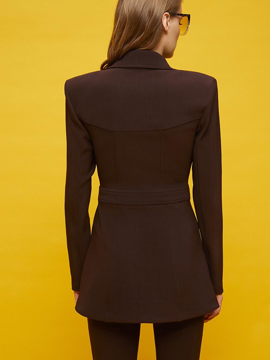 Nocturne Vatkalı Kruvaze Blazer