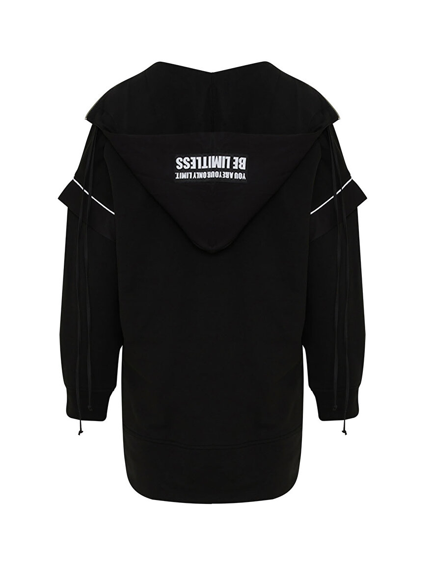 Nocturne Kapüşonlu Oversize Sweatshirt