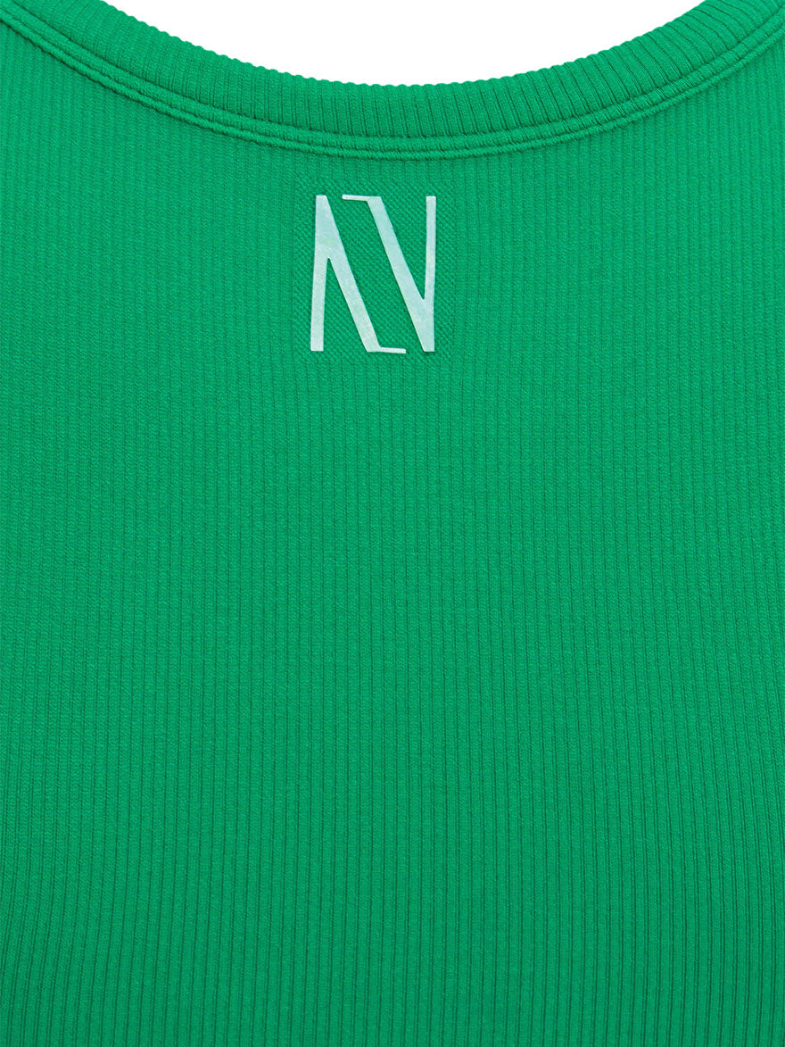 Nocturne Fitilli Örme Crop Top
