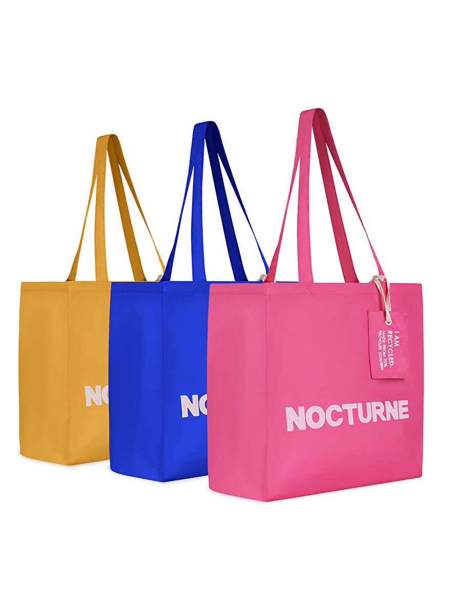 Nocturne Logolu Alışveriş Çantası