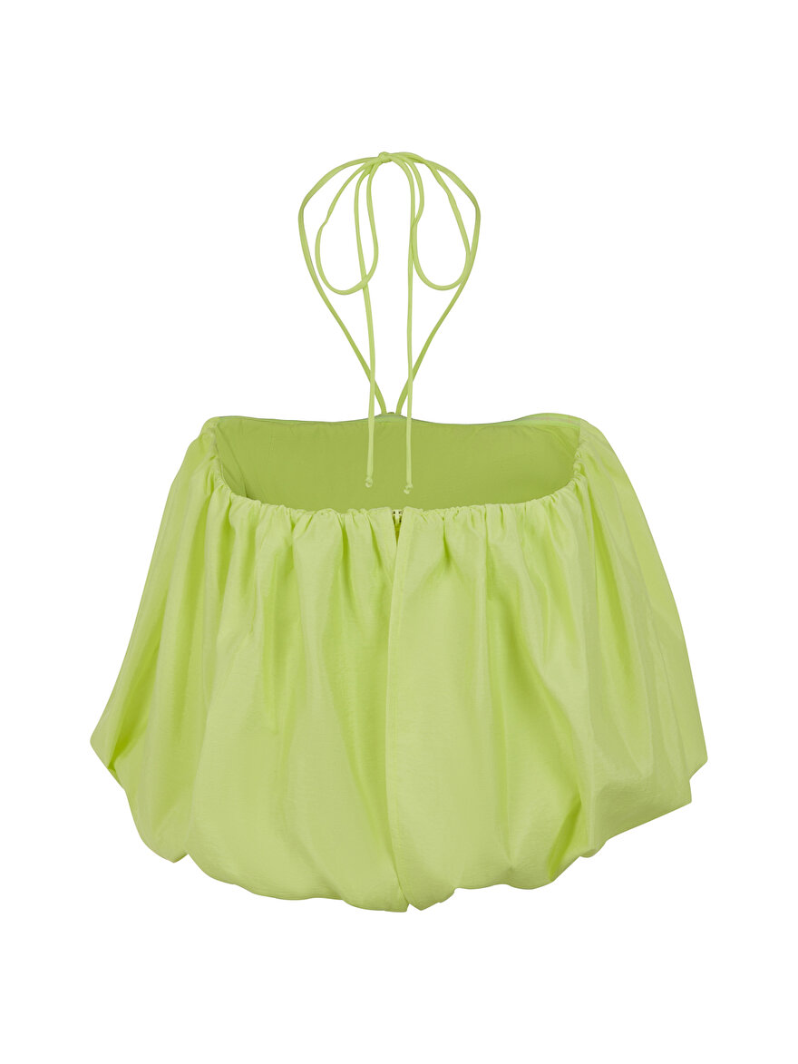 Nocturne Büzgü Detaylı Crop Top