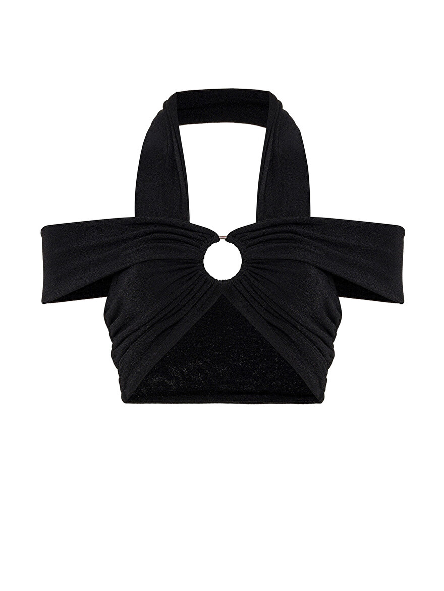 Nocturne Dekolteli Crop Top