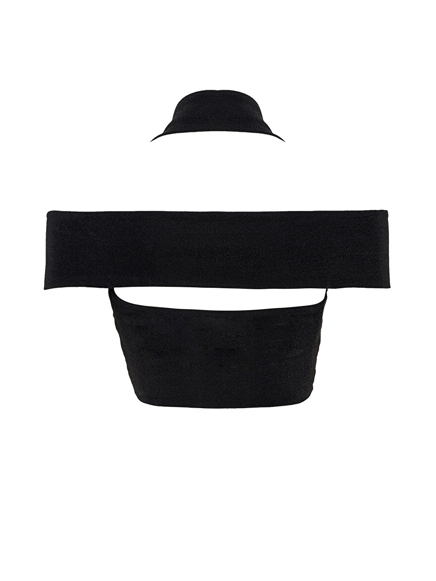 Nocturne Dekolteli Crop Top