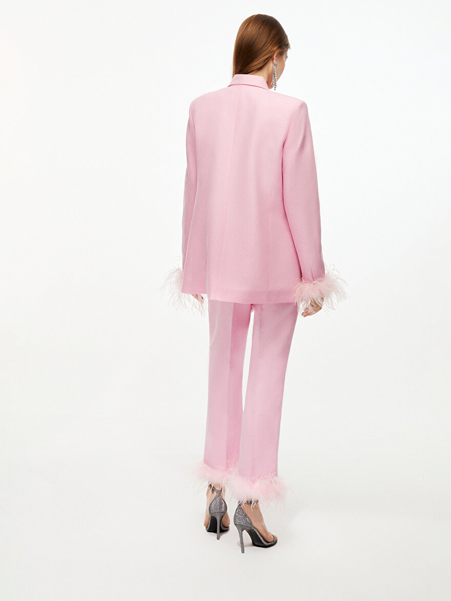 Nocturne Tüylü Blazer Ceket