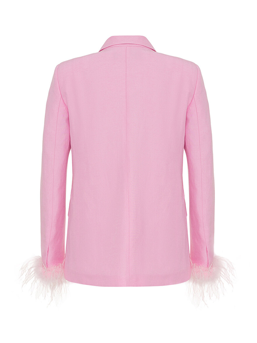 Nocturne Tüylü Blazer Ceket