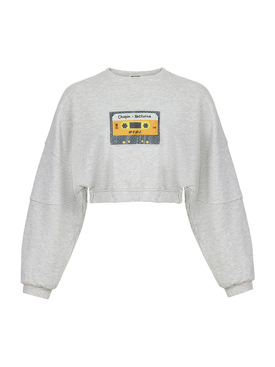 Nocturne Crop Sweatshirt