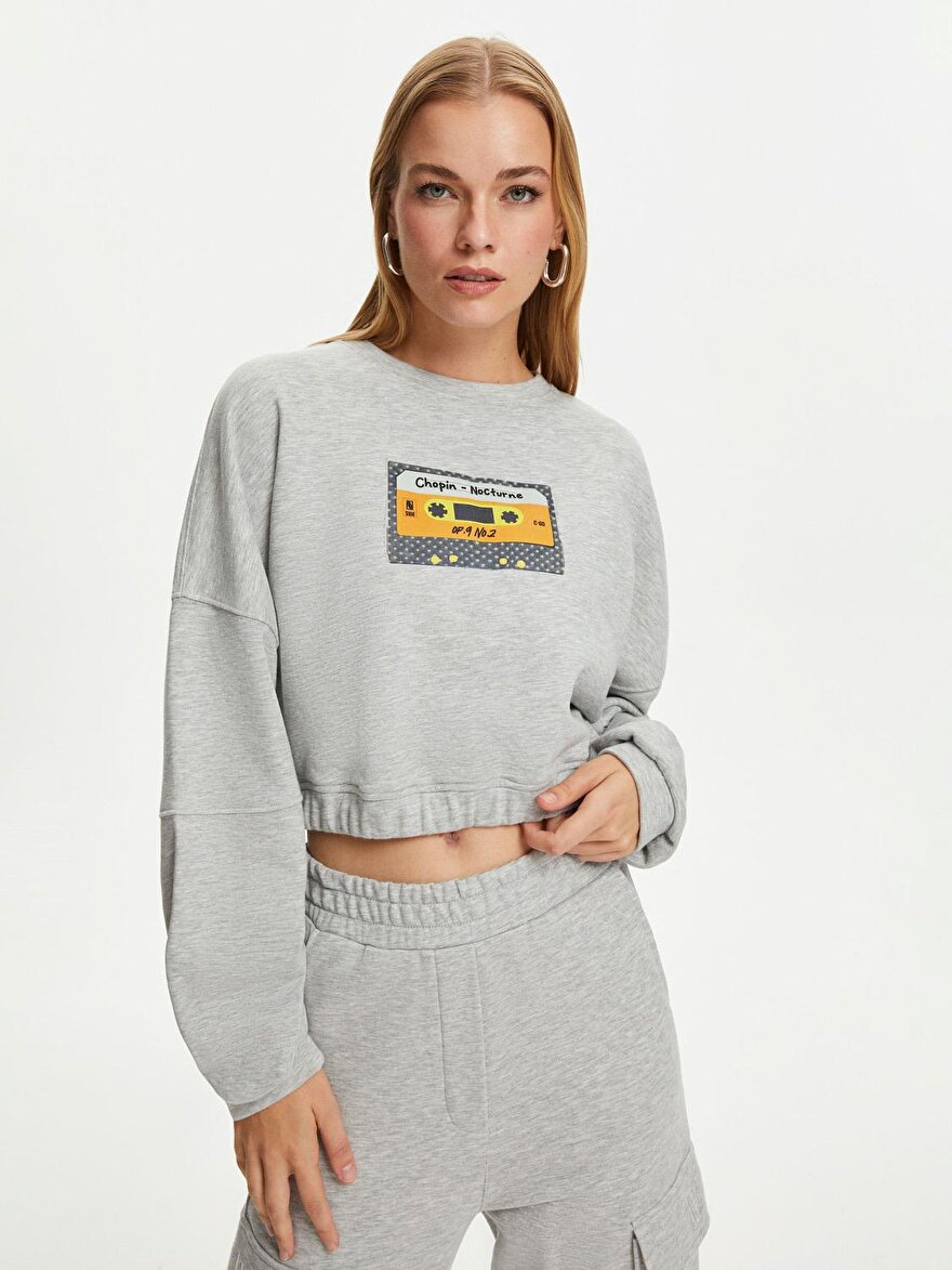 Nocturne Crop Sweatshirt