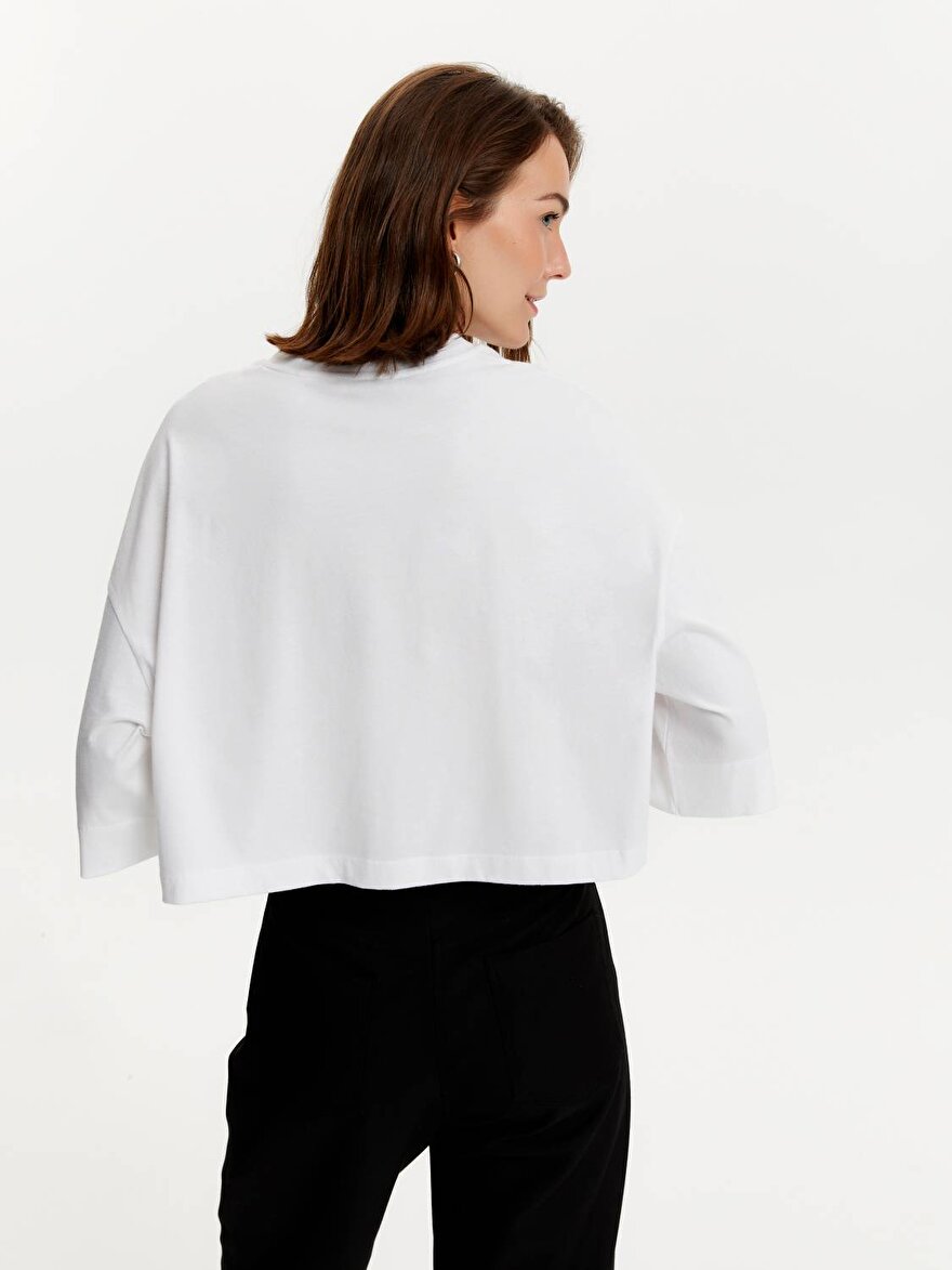 Nocturne Oversize Crop T-Shirt