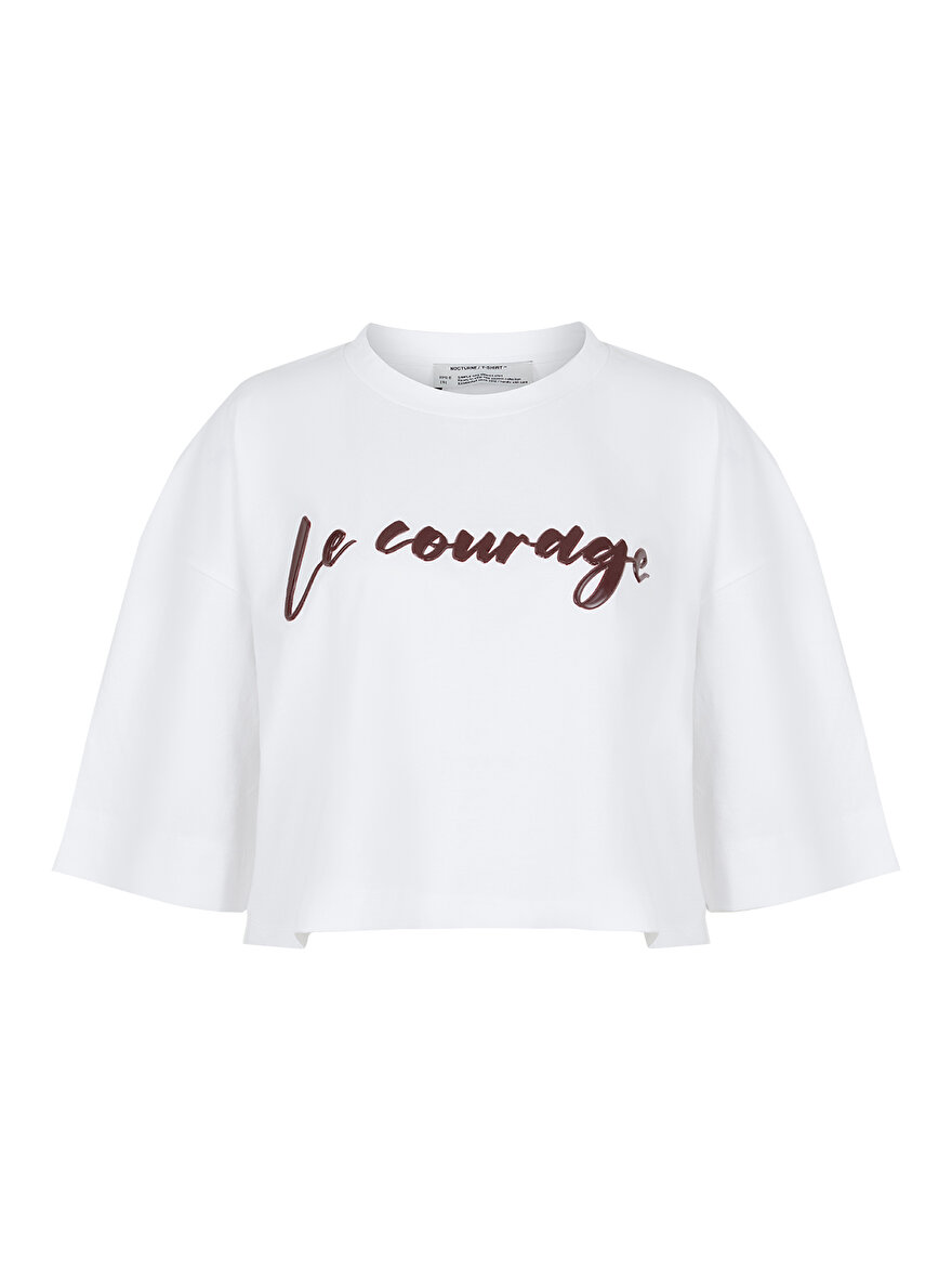 Nocturne Oversize Crop T-Shirt