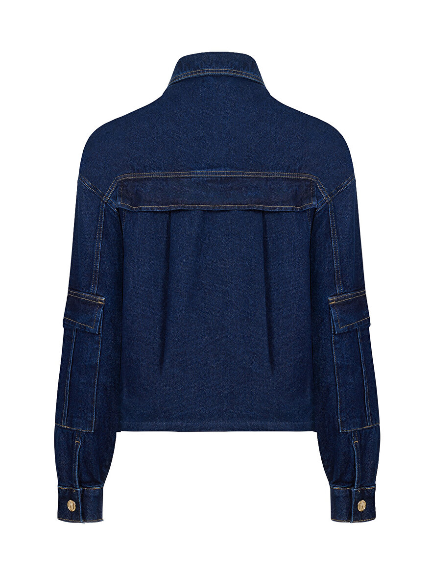 Nocturne Çok Cepli Denim Ceket
