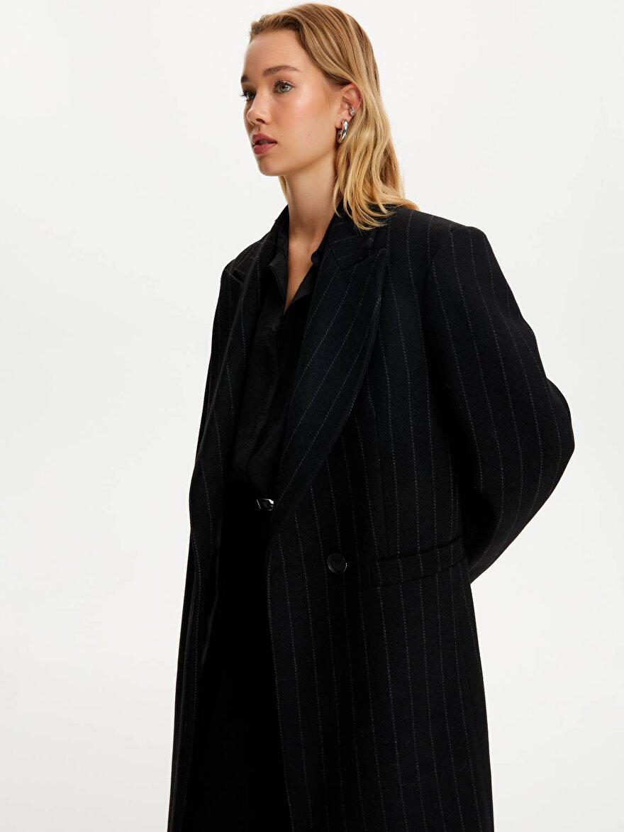 Nocturne Vatkalı Kaşe Kaban