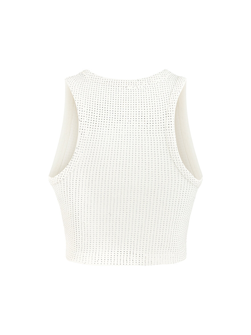 Nocturne Taşlı Crop Top