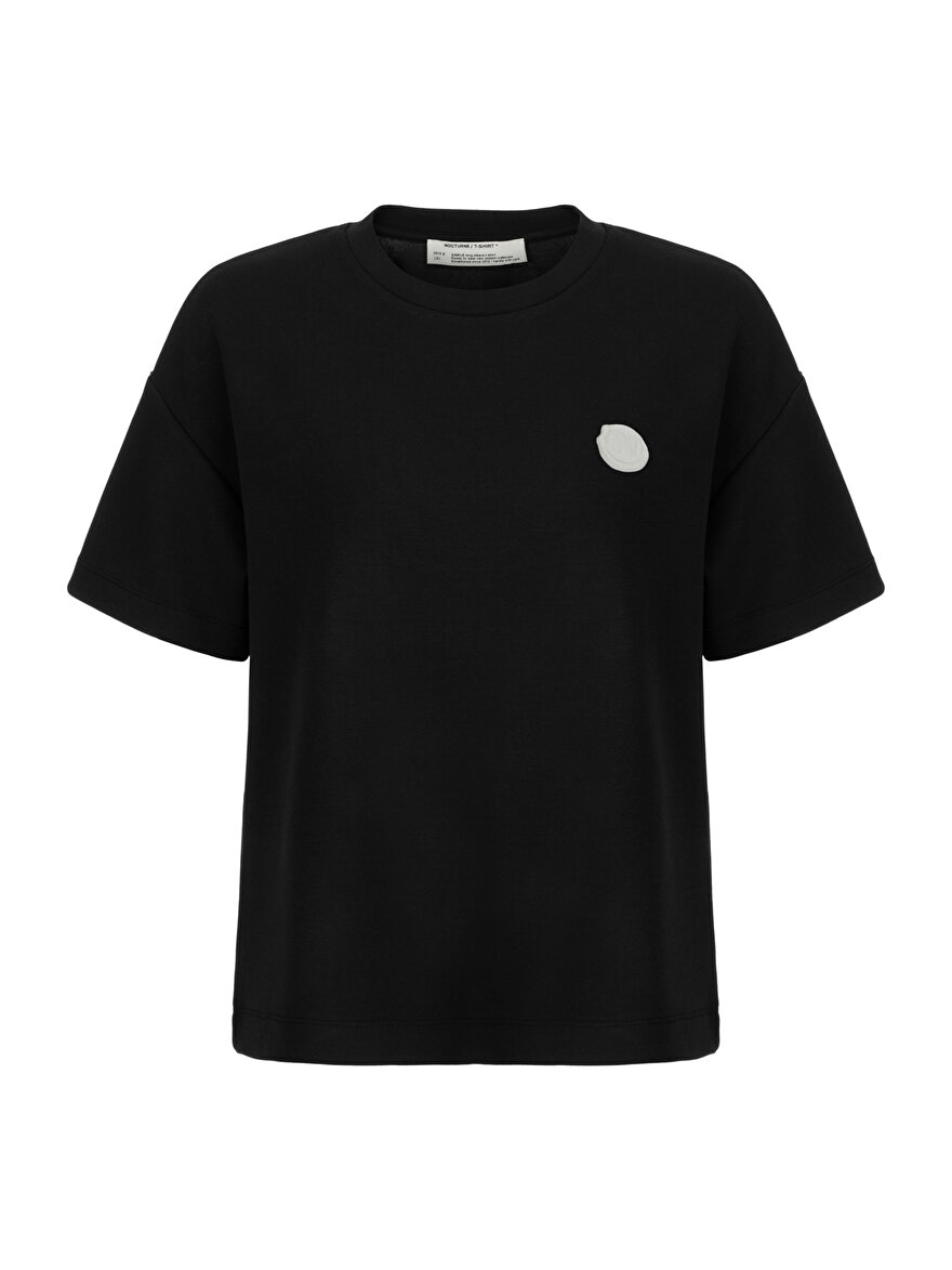 Nocturne Logo Tasarımlı  Basic T-shirt