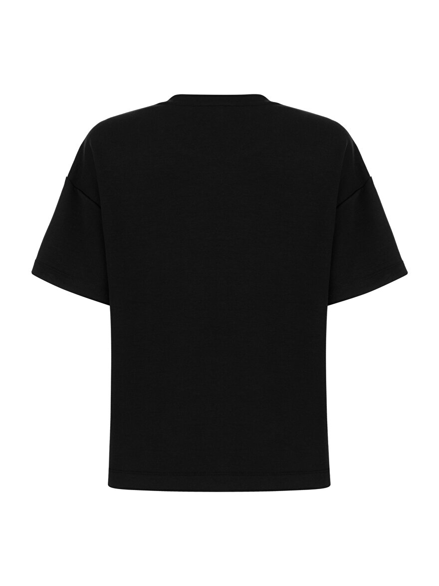 Nocturne Logo Tasarımlı  Basic T-shirt