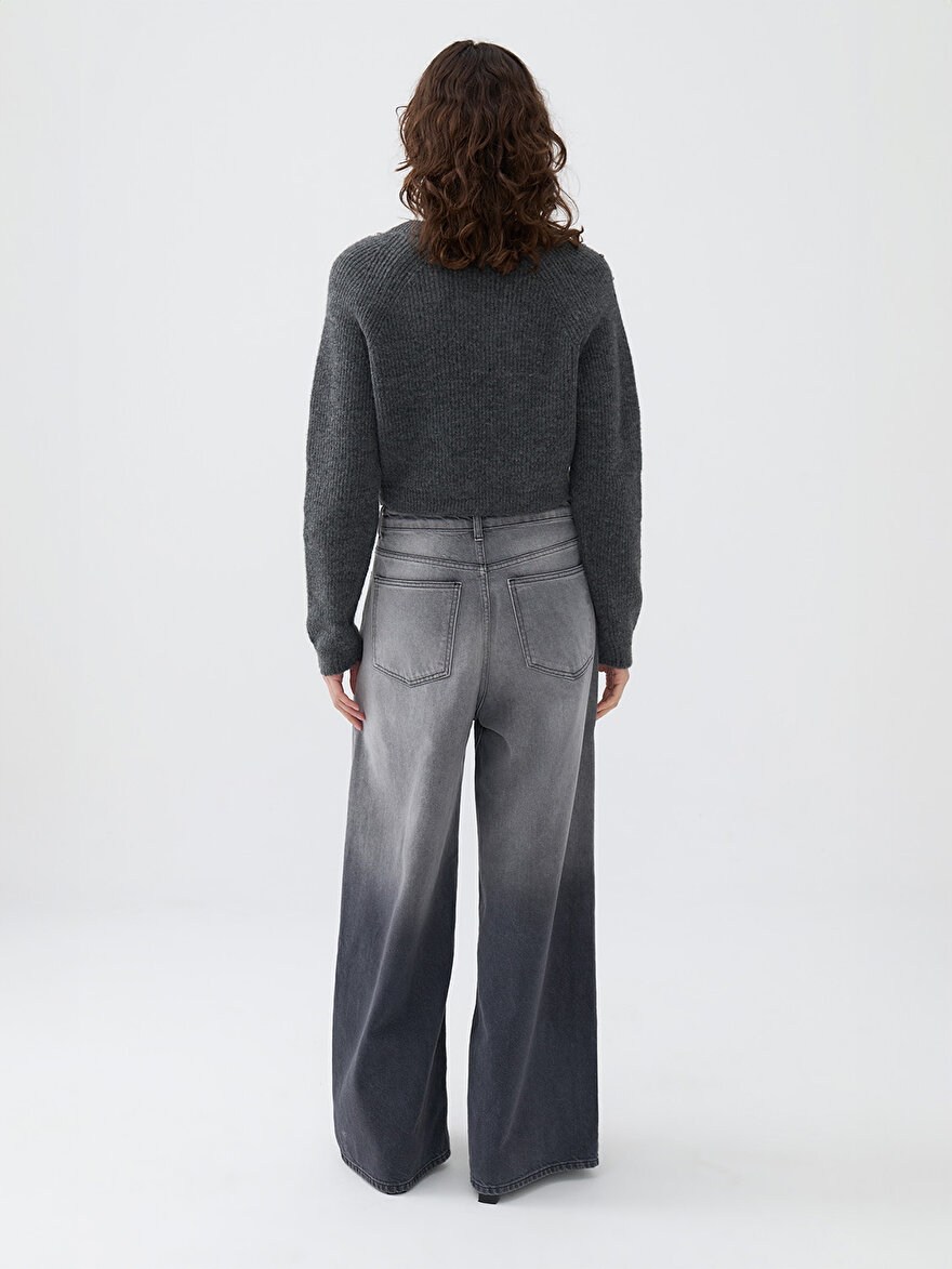 Nocturne Wide Leg Jean Pantolon