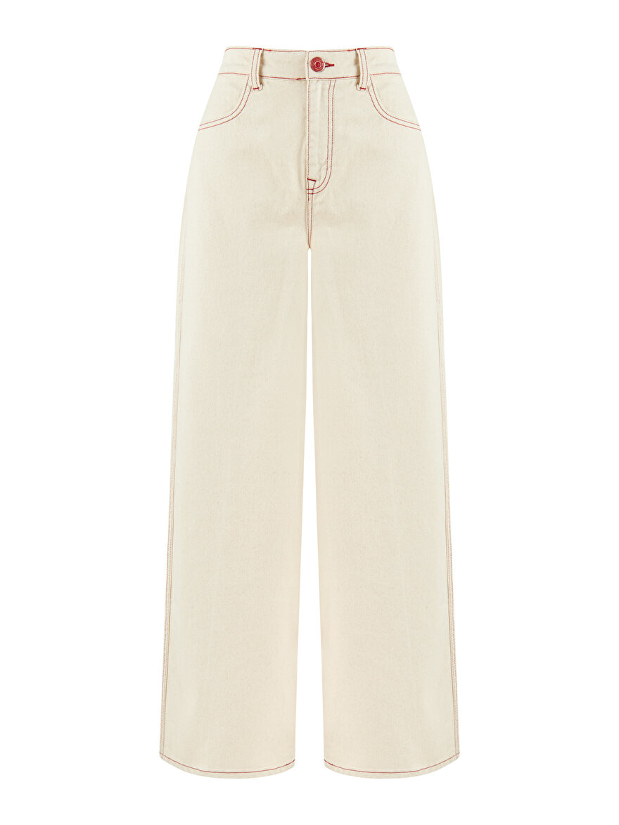 Nocturne Wide Leg Jean Pantolon