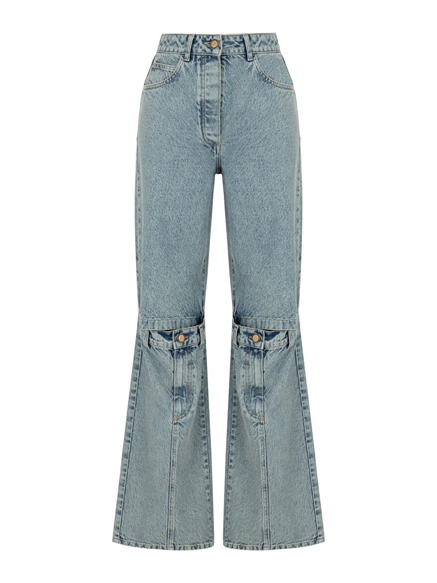 Nocturne Wide Leg Jean Pantolon
