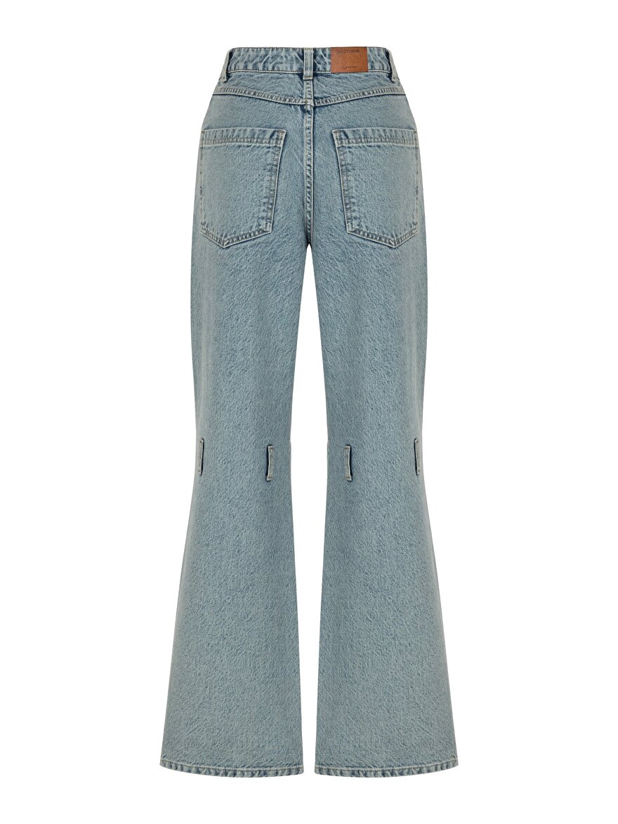 Nocturne Wide Leg Jean Pantolon