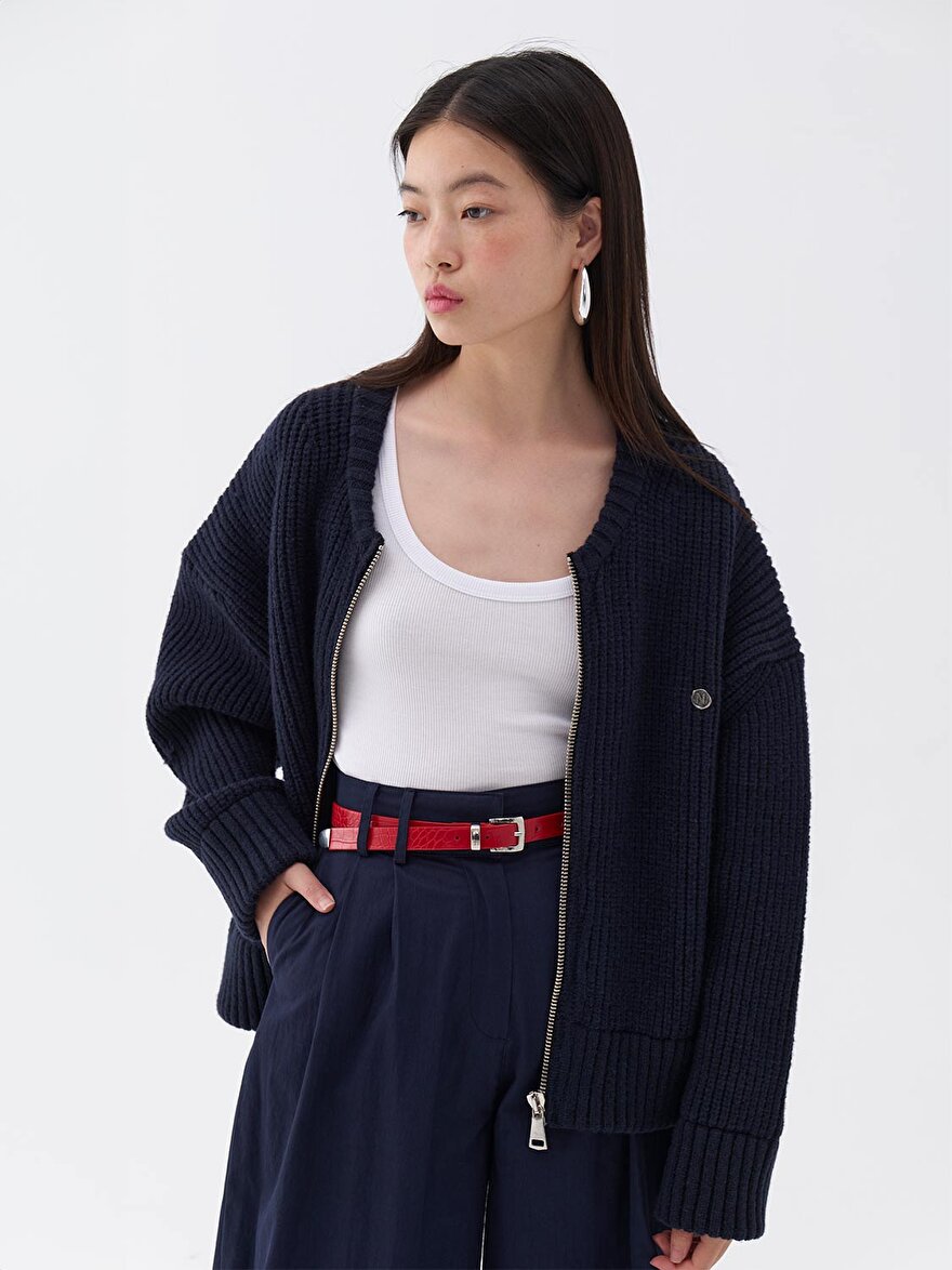 Nocturne Oversize Triko Hırka