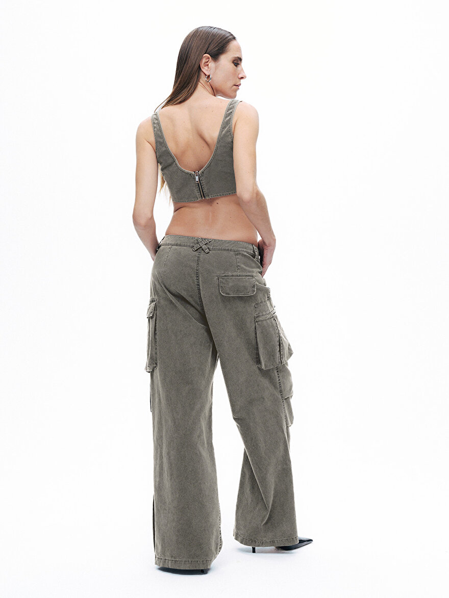 Nocturne Askılı Crop Top