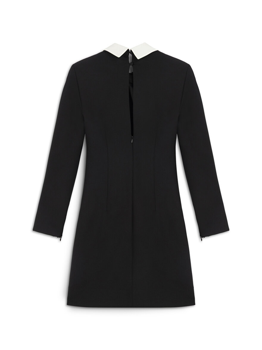 Nocturne Kravat Yaka Mini Elbise